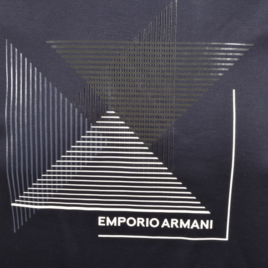 Alternative Image for ProductEmporio Armani Lounge Crew Neck T Shirt Navy3