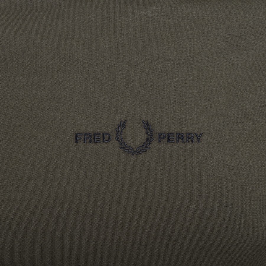 Alternative Image for ProductFred Perry Logo T Shirt Green3
