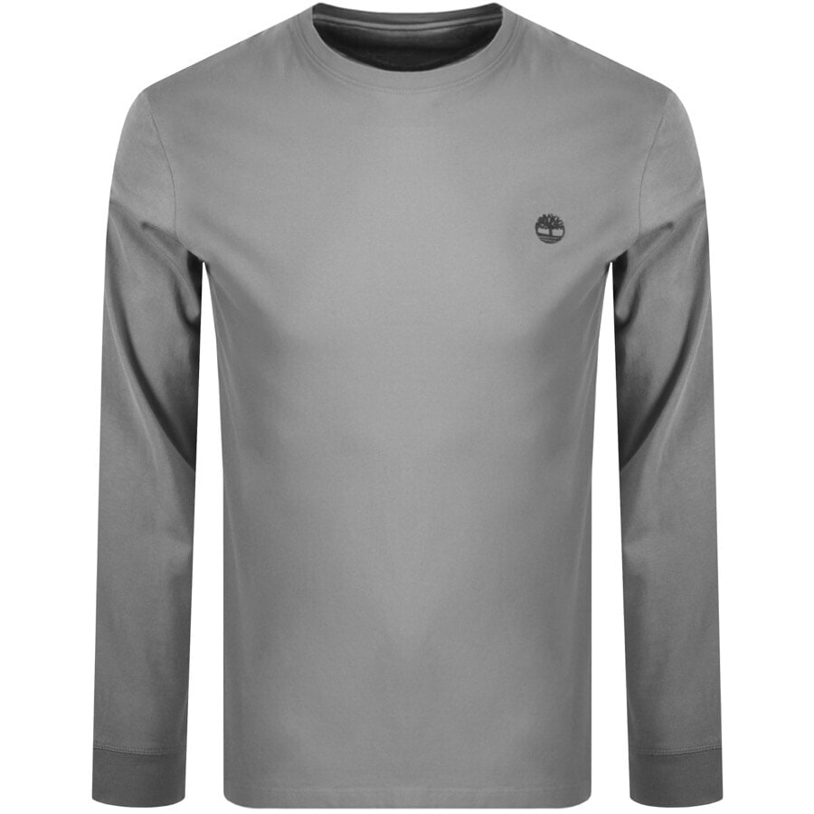 Alternative Image for ProductTimberland Dun River Logo Long Sleeve T Shirt Grey1