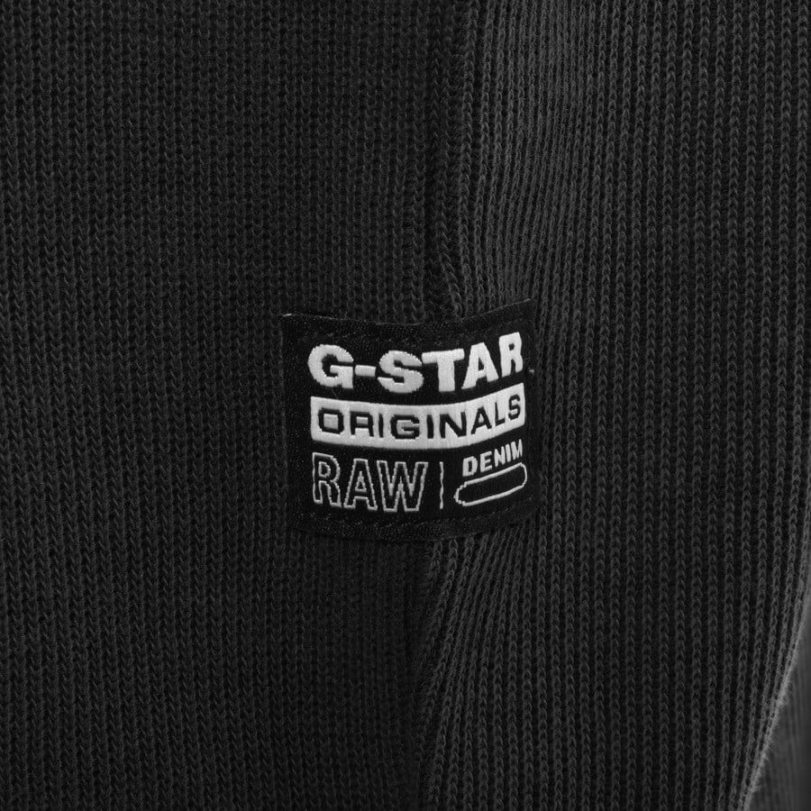Alternative Image for ProductG Star Raw Half Zip Tweeter Knit Jumper Black3