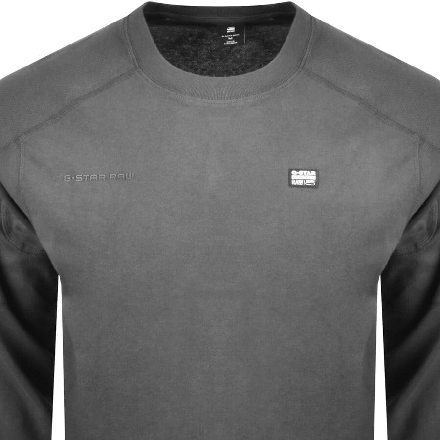 Alternative Image for ProductG Star Raw Moto Mesh Long Sleeve T Shirt Grey2