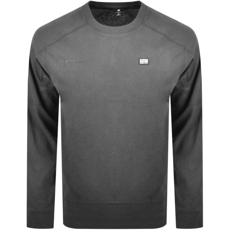 Alternative Image for ProductG Star Raw Moto Mesh Long Sleeve T Shirt Grey1