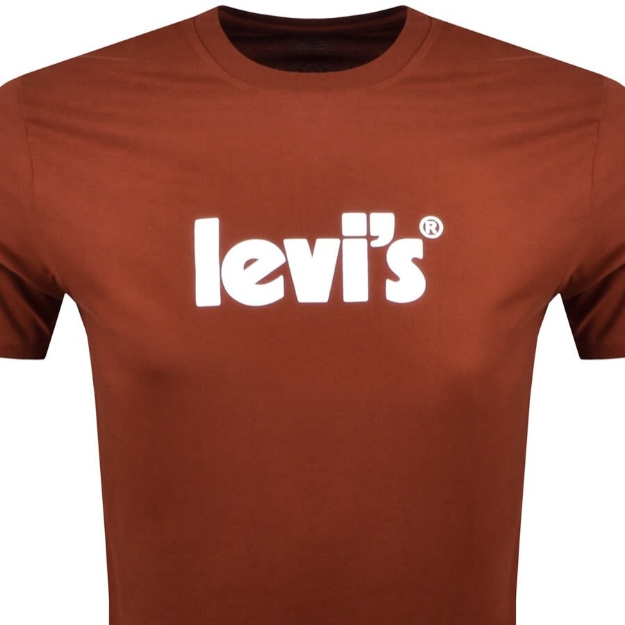 Alternative Image for ProductLevis Crew Neck Logo T Shirt Burgundy2