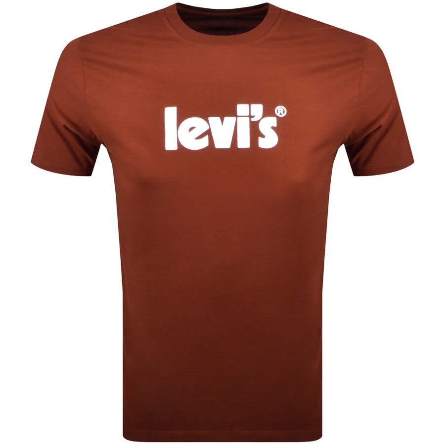 Alternative Image for ProductLevis Crew Neck Logo T Shirt Burgundy1