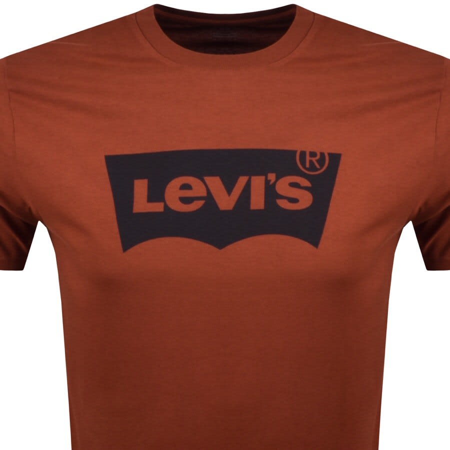 Alternative Image for ProductLevis Crew Neck Logo T Shirt Burgundy2
