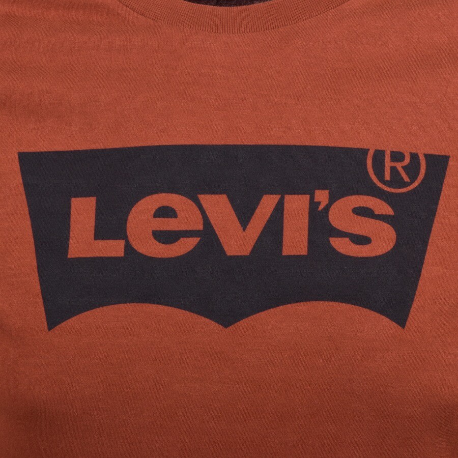 Alternative Image for ProductLevis Crew Neck Logo T Shirt Burgundy3