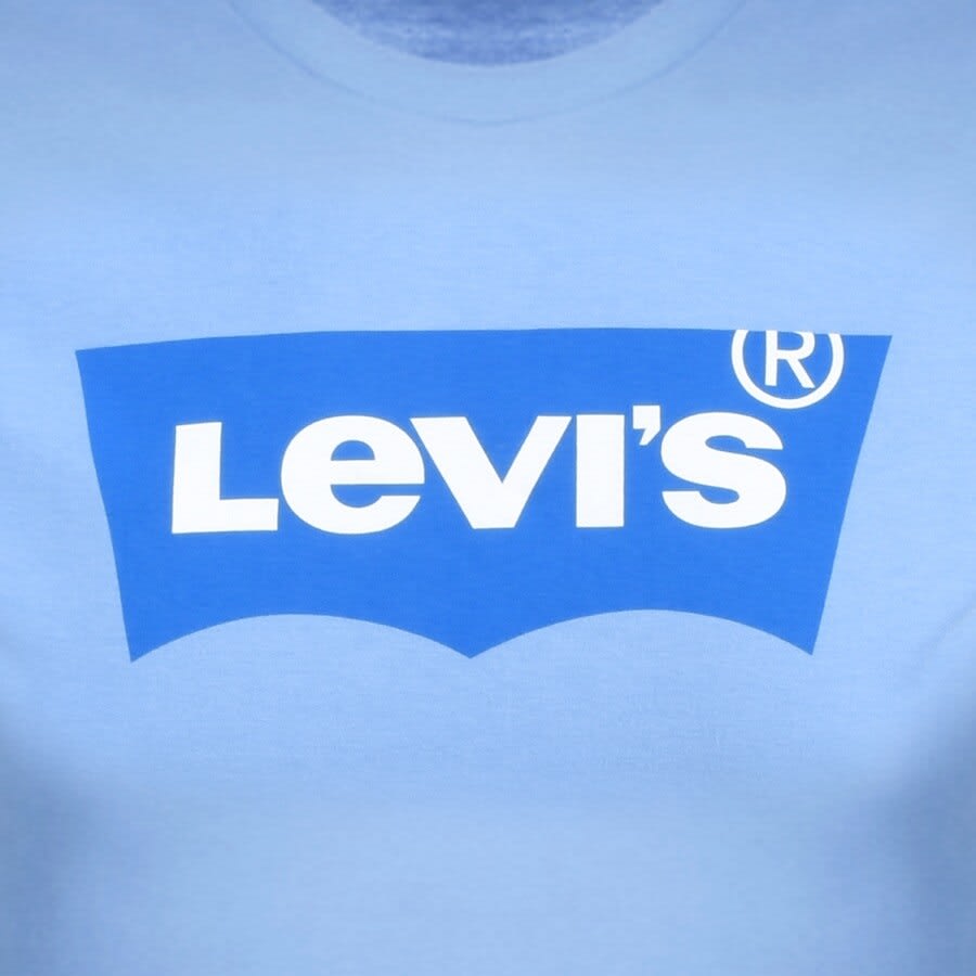 Alternative Image for ProductLevis Crew Neck Logo T Shirt Blue3