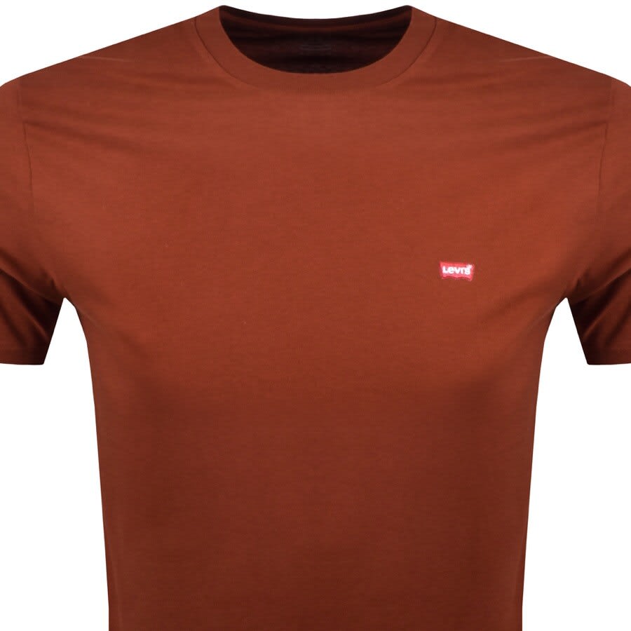 Alternative Image for ProductLevis Original Crew Neck Logo T Shirt Burgundy2