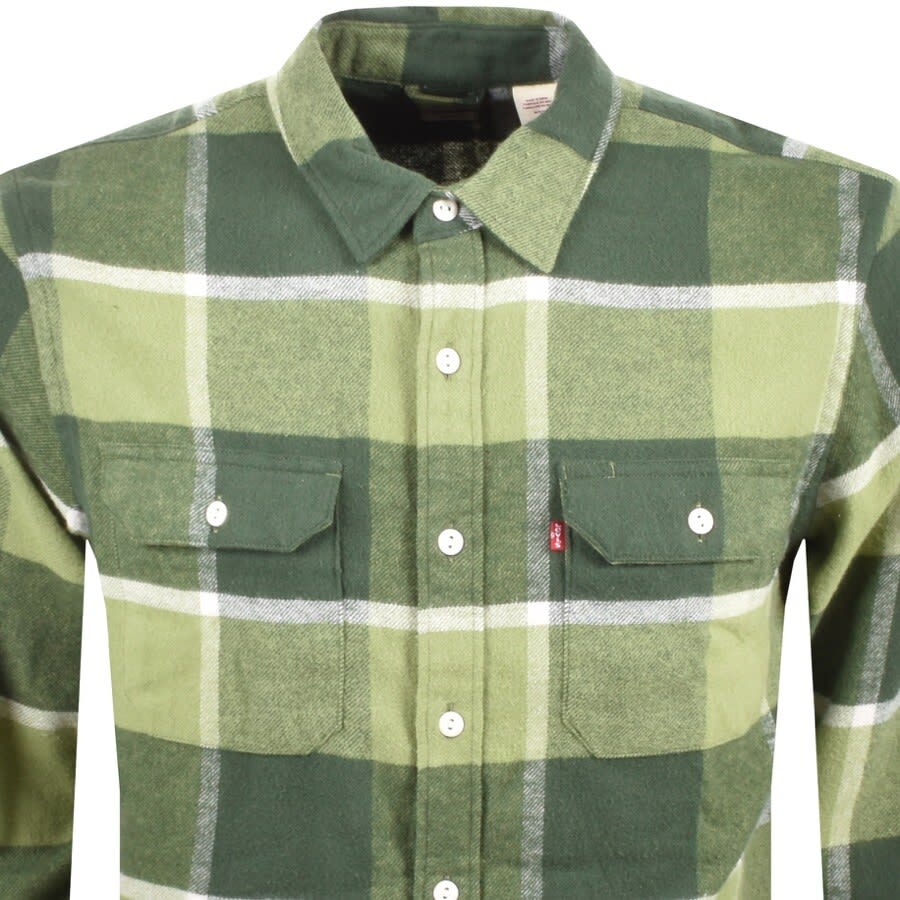 Alternative Image for ProductLevis Jackson Worker Long Sleeve Shirt Green2