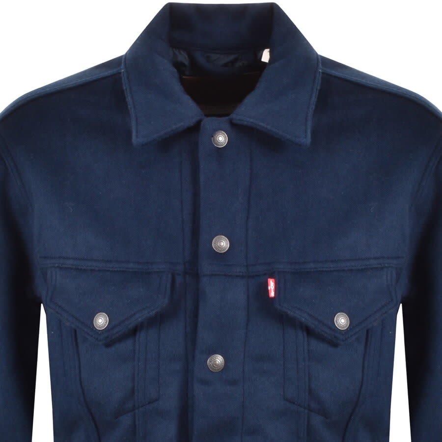 Alternative Image for ProductLevis Melton Trucker Jacket Navy2