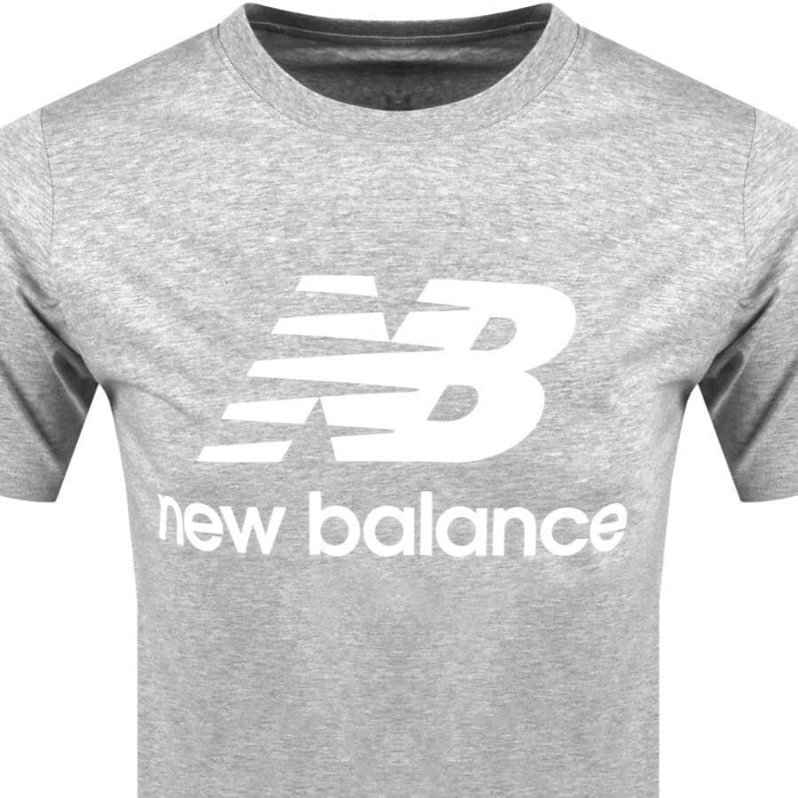 Alternative Image for ProductNew Balance Essentials Logo T Shirt Grey2