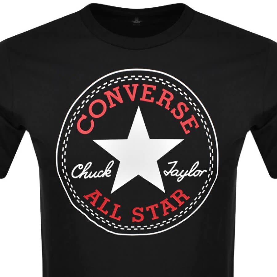 Alternative Image for ProductConverse Chuck Taylor Logo T Shirt Black2