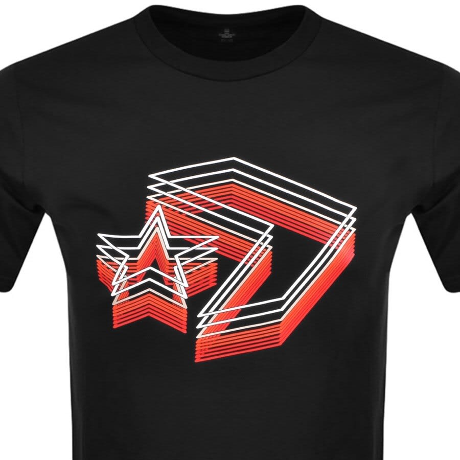 Alternative Image for ProductConverse Double Dribble Logo T Shirt Black2