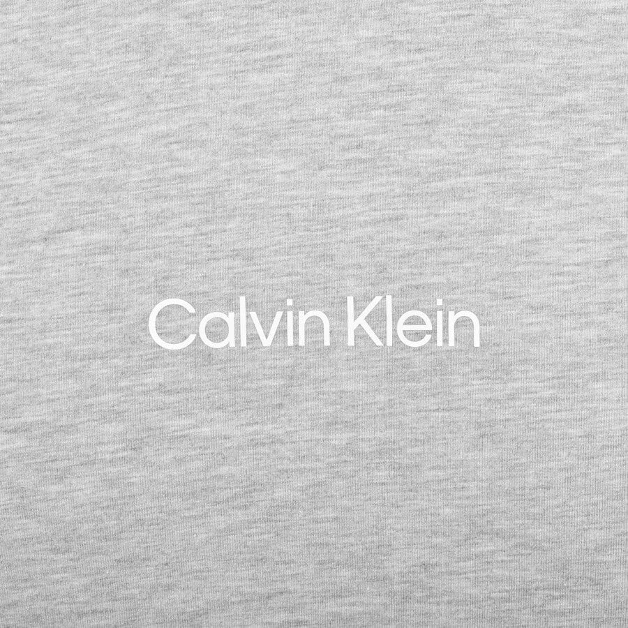 Alternative Image for ProductCalvin Klein Long Sleeve Logo T Shirt Grey3