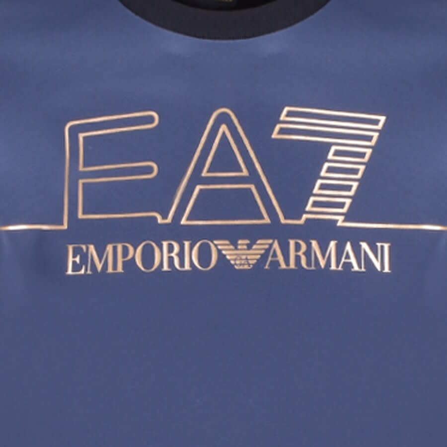 Alternative Image for ProductEA7 Emporio Armani Logo Sweatshirt Navy3