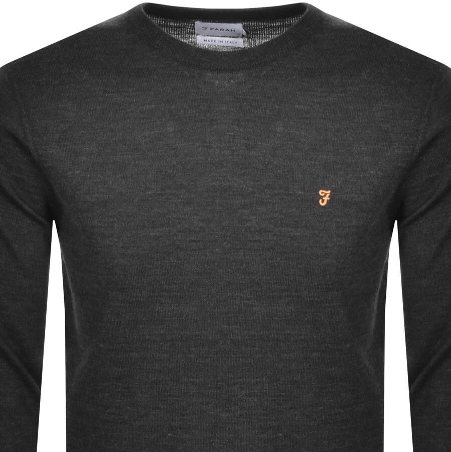 Alternative Image for ProductFarah Vintage Mullen Knit Jumper Grey2