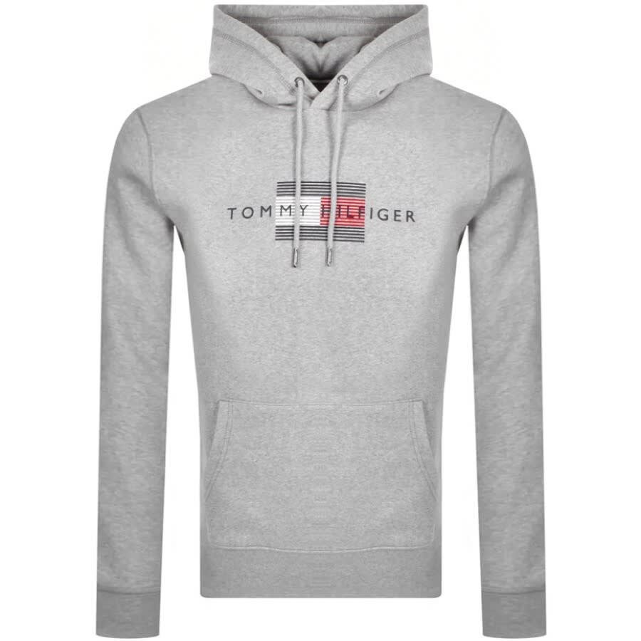 Alternative Image for ProductTommy Hilfiger Lines Logo Hoodie Grey1