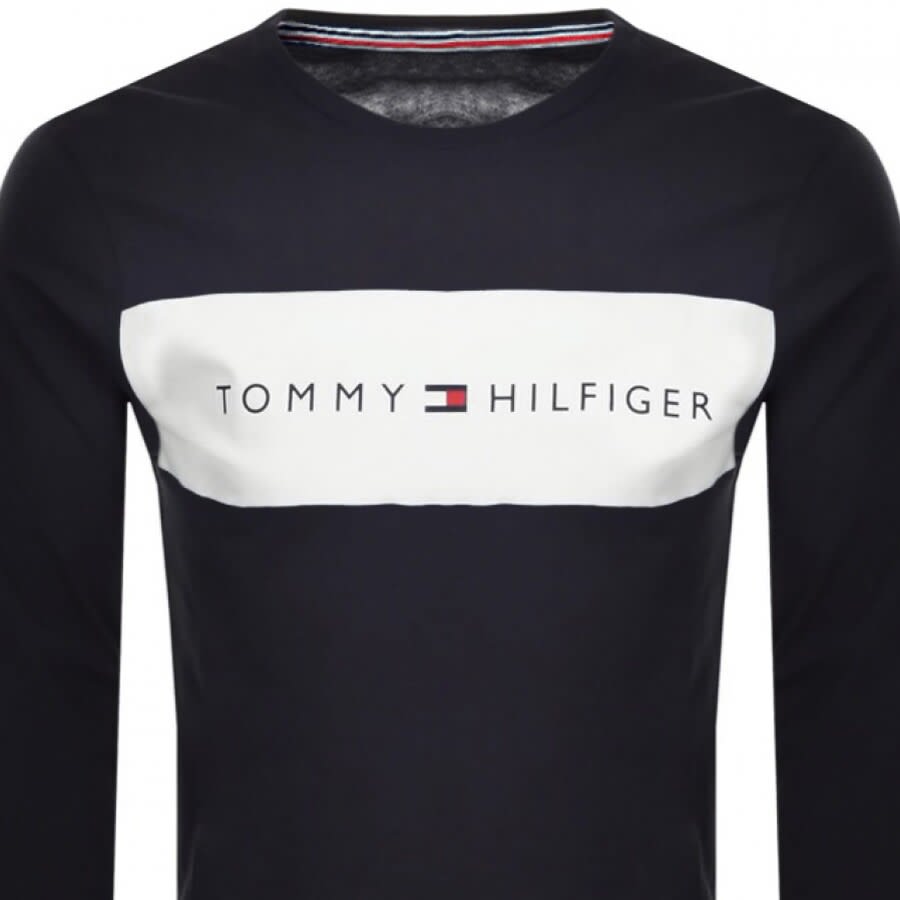 Alternative Image for ProductTommy Hilfiger Flag Long Sleeve T Shirt Navy2
