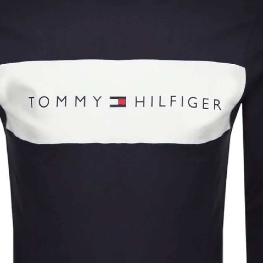 Alternative Image for ProductTommy Hilfiger Flag Long Sleeve T Shirt Navy3