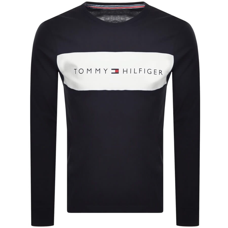 Alternative Image for ProductTommy Hilfiger Flag Long Sleeve T Shirt Navy1