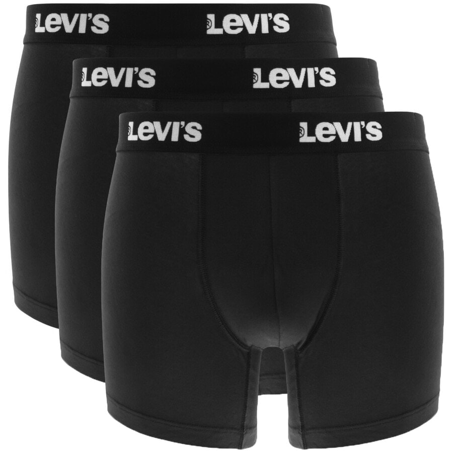 Alternative Image for ProductLevis Underwear Three Pack Of Boxer Trunks Black1