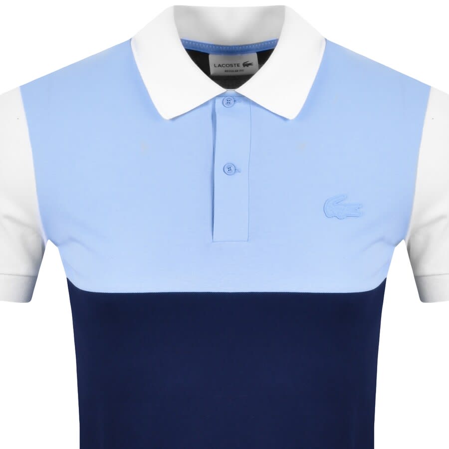 Alternative Image for ProductLacoste Colour Block Polo T Shirt Navy2