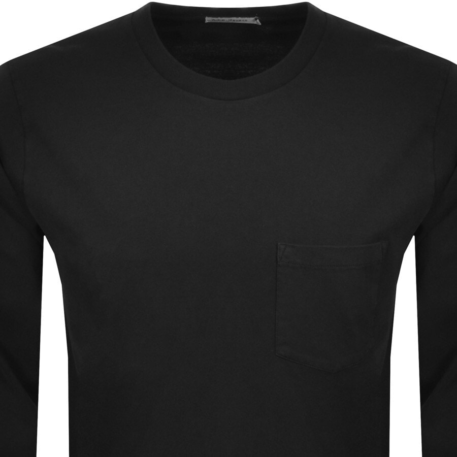 Alternative Image for ProductNudie Jeans Long Sleeve Rudi T Shirt Black2