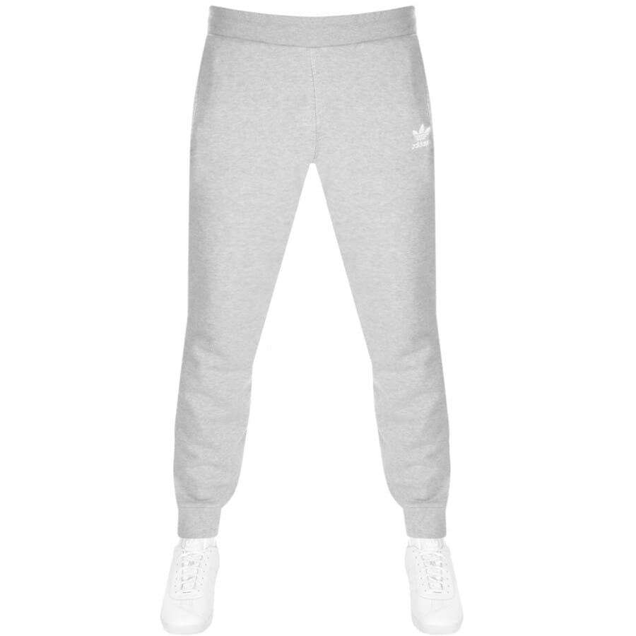 Adidas originals logo joggers in 2024 grey