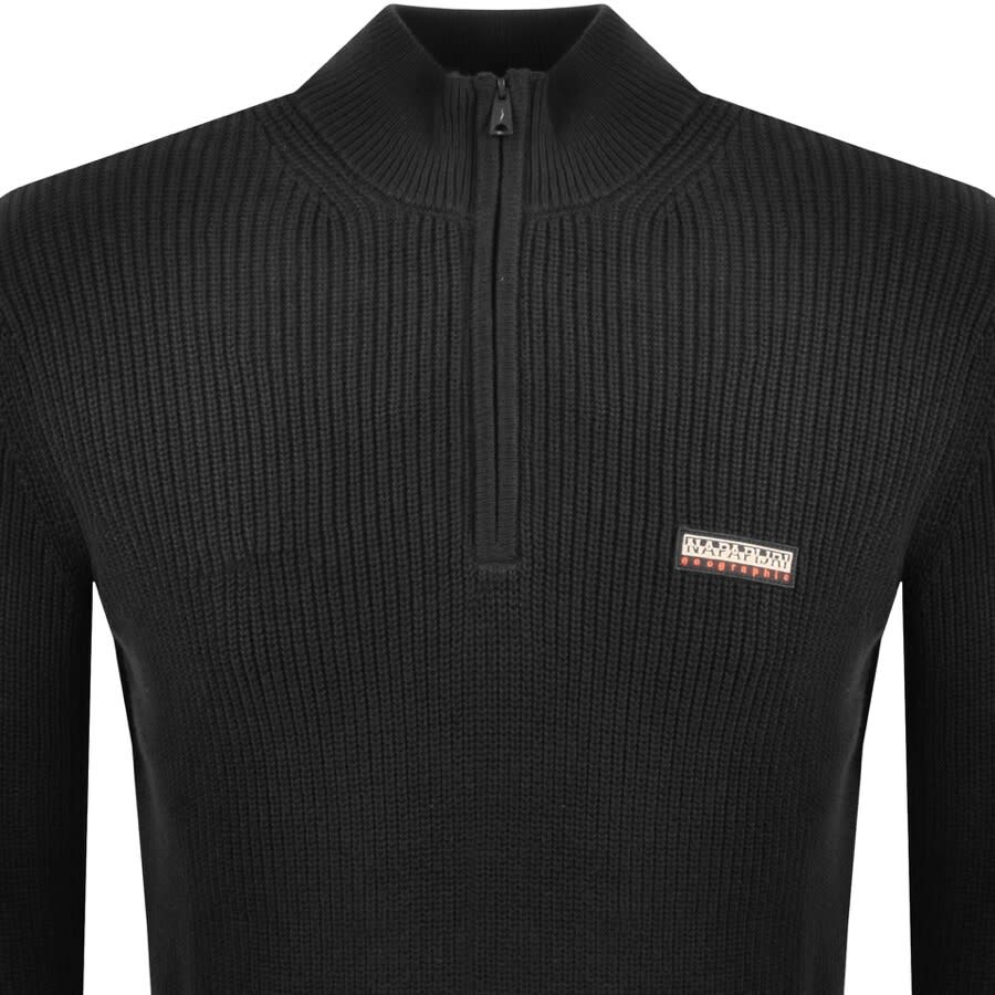 Alternative Image for ProductNapapijri Half Zip Knit Jumper Black2