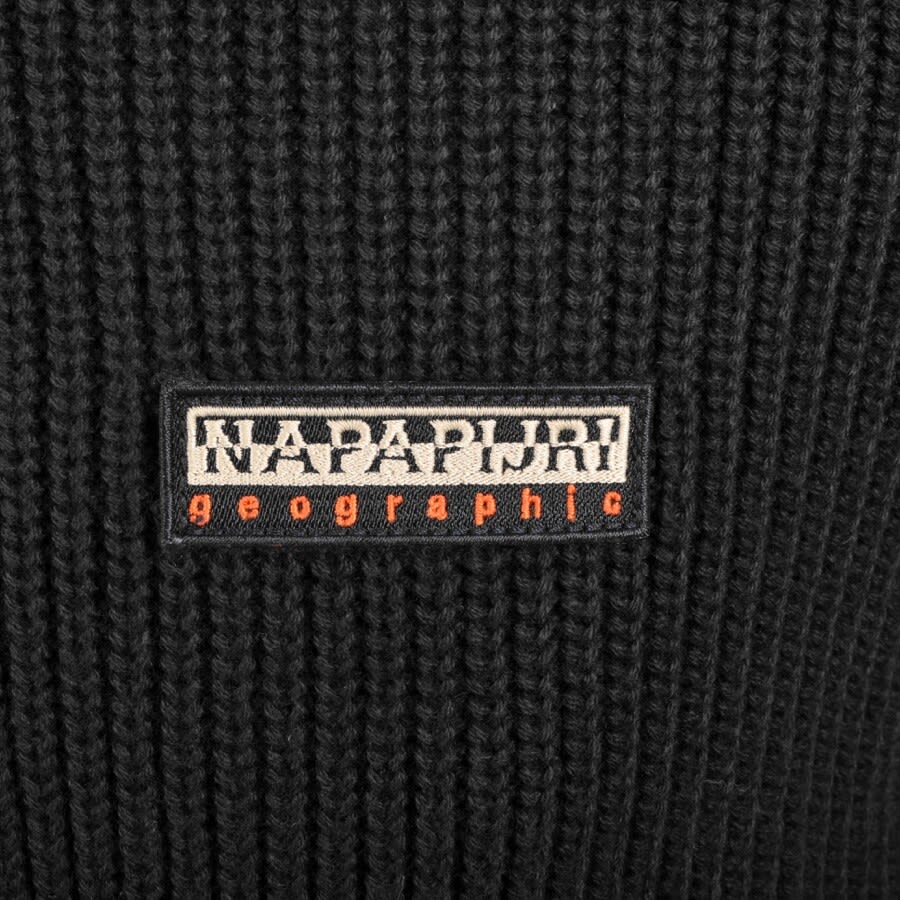 Alternative Image for ProductNapapijri Half Zip Knit Jumper Black3