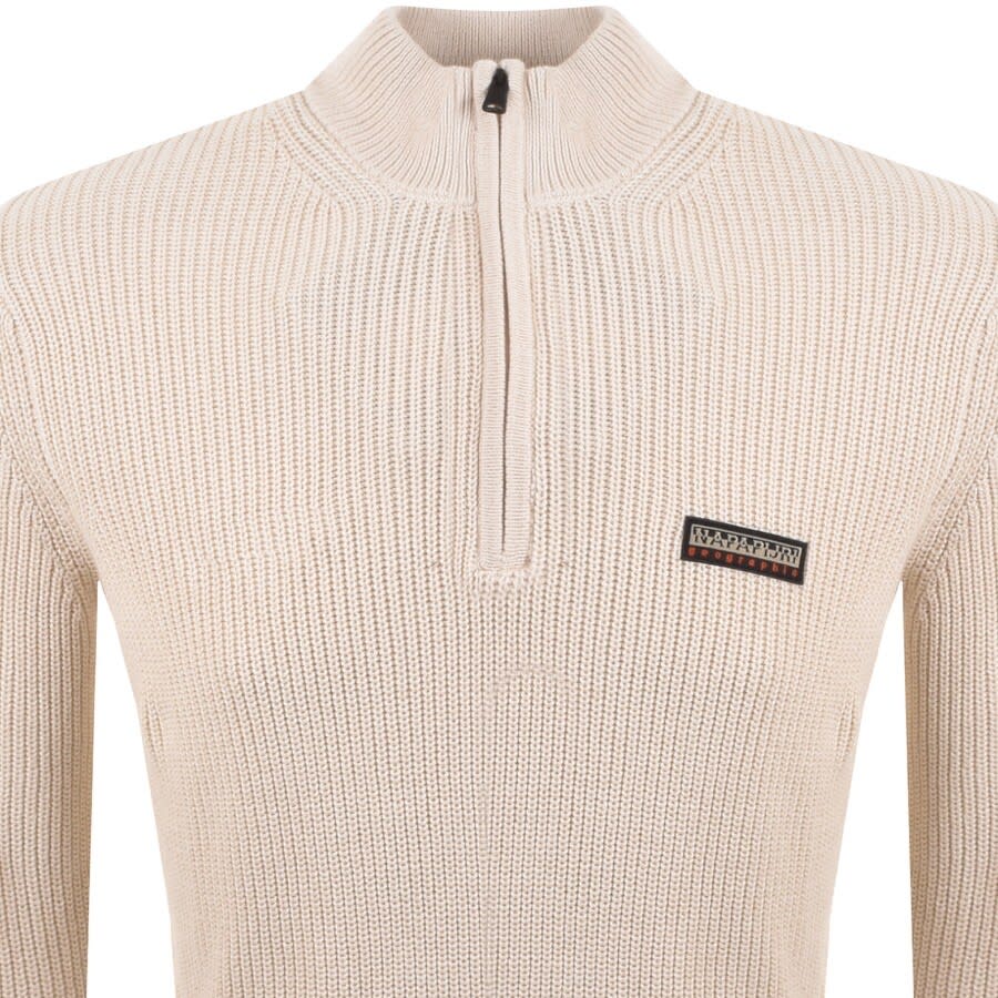 Alternative Image for ProductNapapijri Half Zip Knit Jumper Cream2