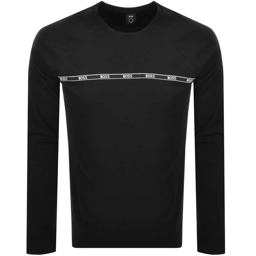 Alternative Image for ProductBOSS Unwrapped Long Sleeve Lounge Set Black2