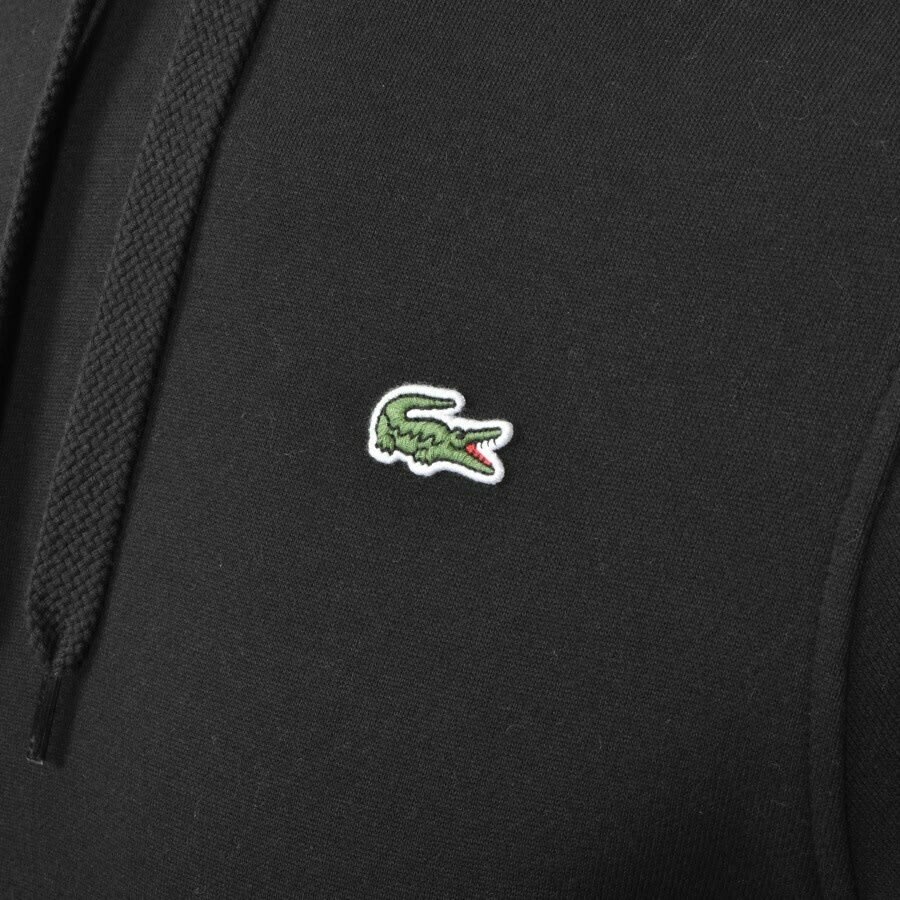 Alternative Image for ProductLacoste Sport Logo Pullover Hoodie Black3