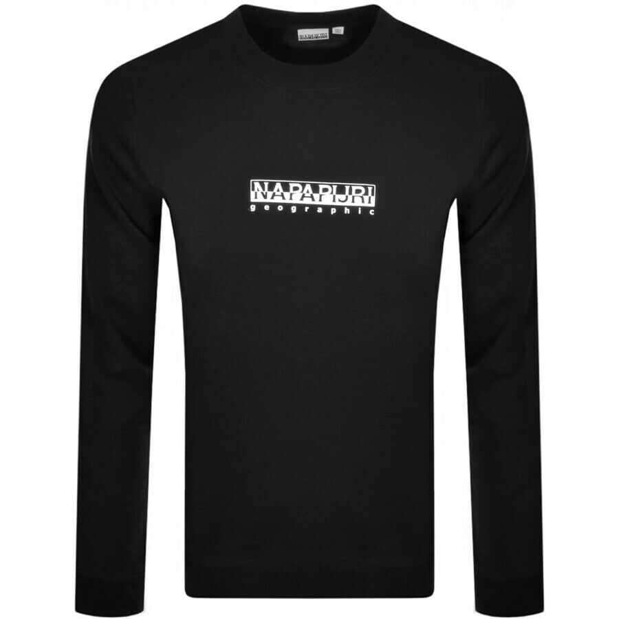 Alternative Image for ProductNapapijri S Box Long Sleeved T Shirt Black1