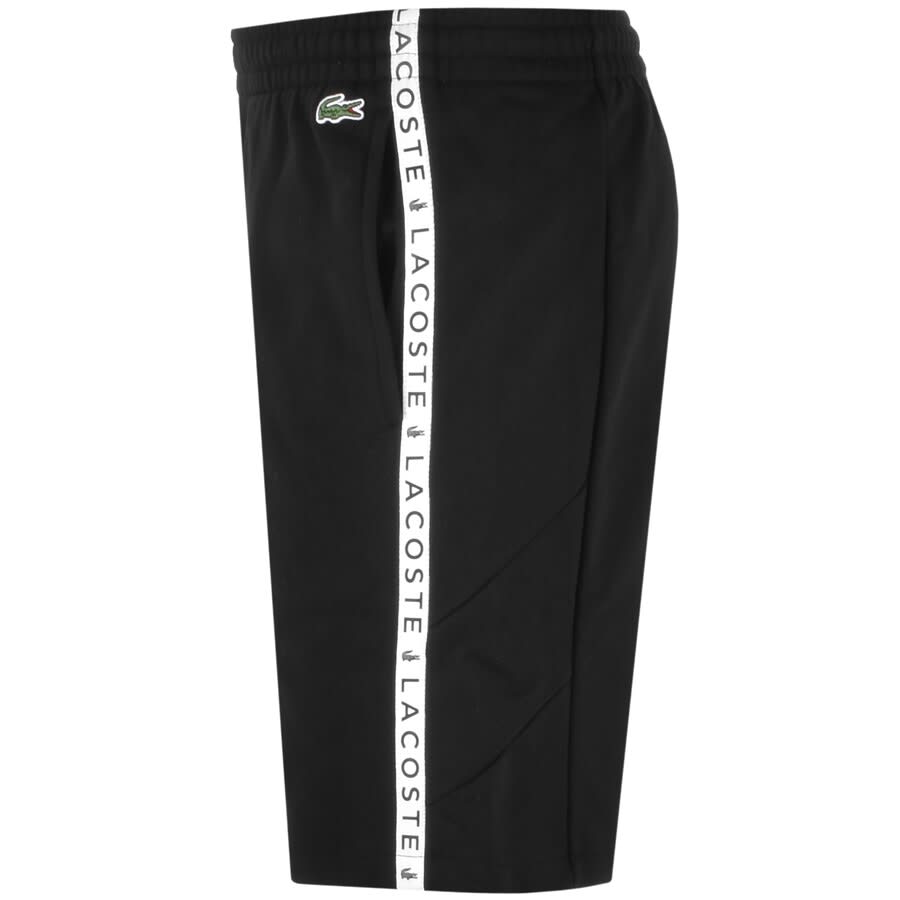 Alternative Image for ProductLacoste Taped Logo Jersey Shorts Black3