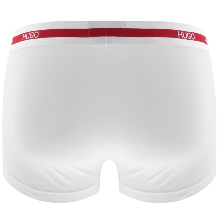 Alternative Image for ProductHUGO Double Pack Boxer Trunks White2
