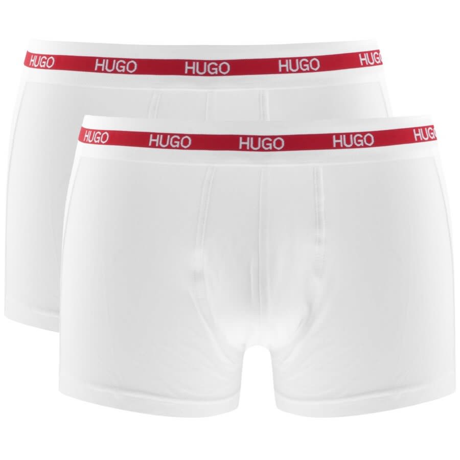 Alternative Image for ProductHUGO Double Pack Boxer Trunks White1