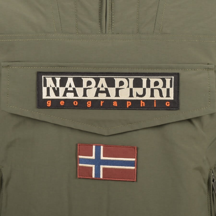 Alternative Image for ProductNapapijri Rainforest Pocket 1 Jacket Green3