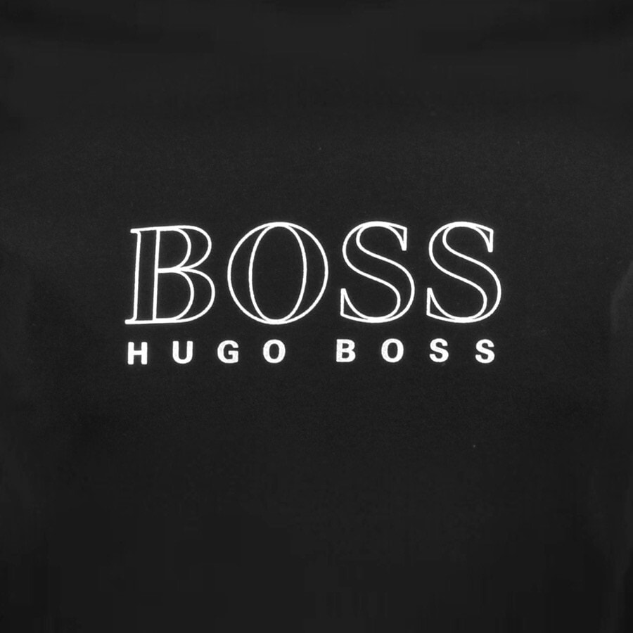 Alternative Image for ProductBOSS Urban Crew Neck Logo T Shirt Black3