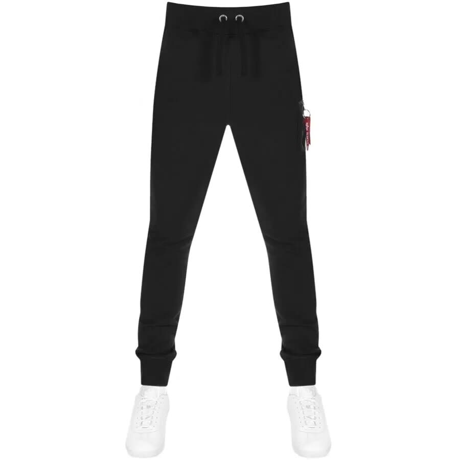 Alternative Image for ProductAlpha Industries X Fit Slim Tracksuit Black3