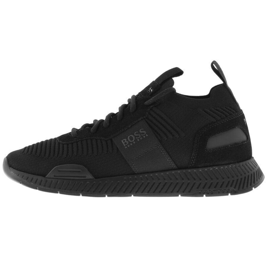Alternative Image for ProductBOSS Titanium Runn Trainers Black1