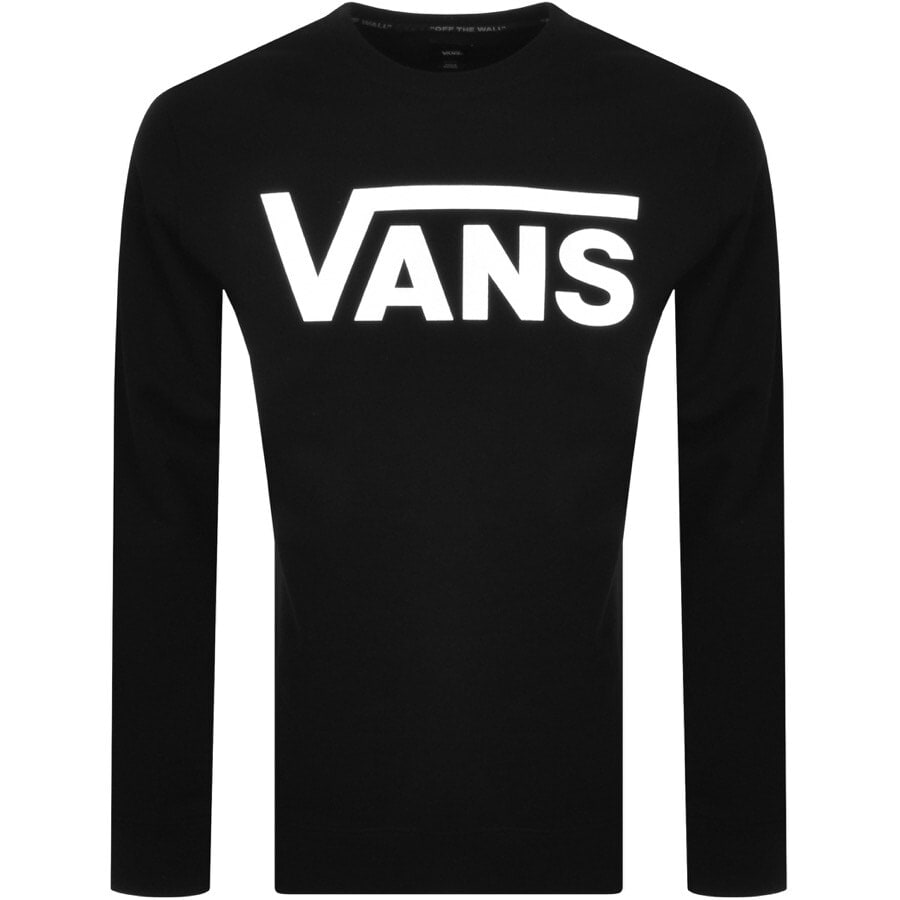 Alternative Image for ProductVans Classic Crew Neck Sweatshirt Black1
