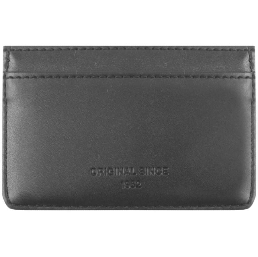 Alternative Image for ProductFred Perry Leather Textured Card Holder Black2