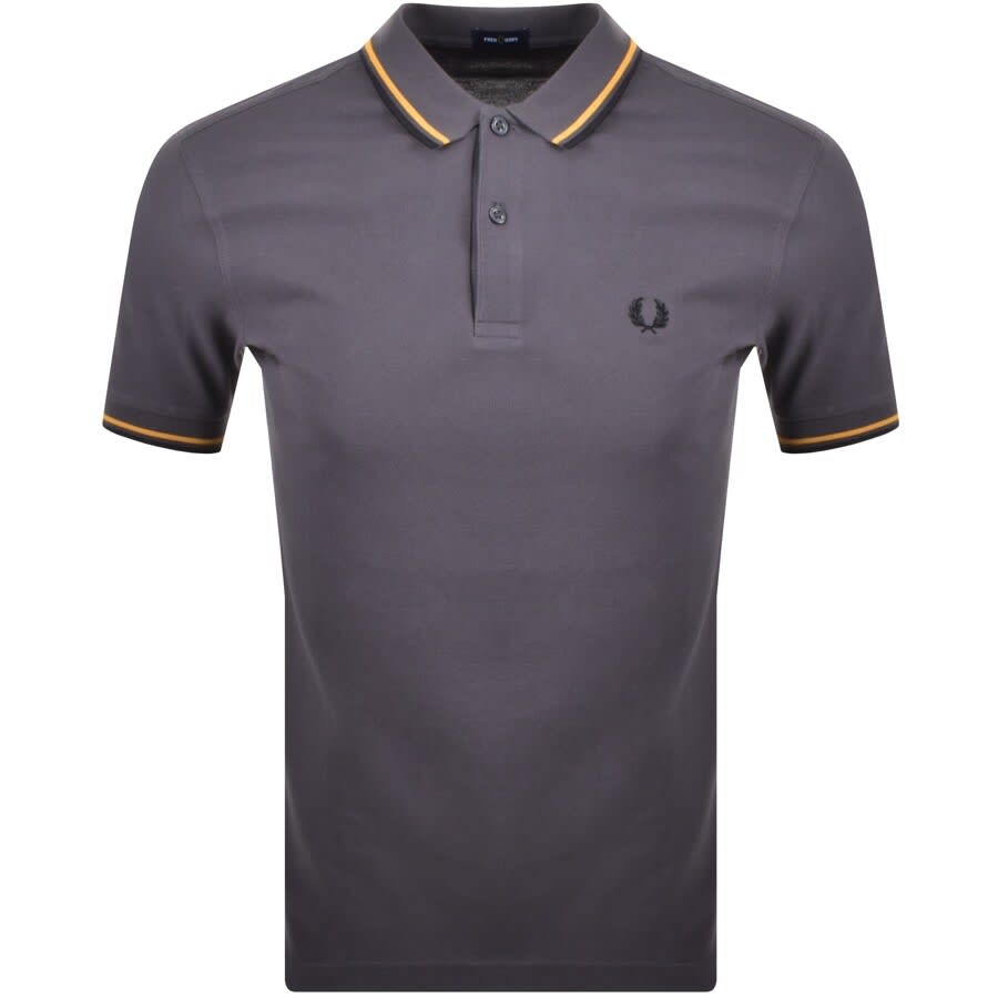 Alternative Image for ProductFred Perry Twin Tipped Polo T Shirt Grey1