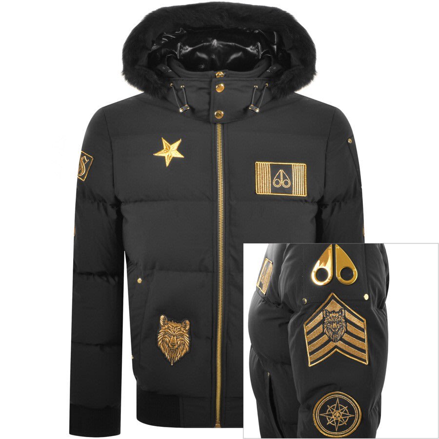 Alternative Image for ProductMoose Knuckles Bedeque Bomber Jacket Black1