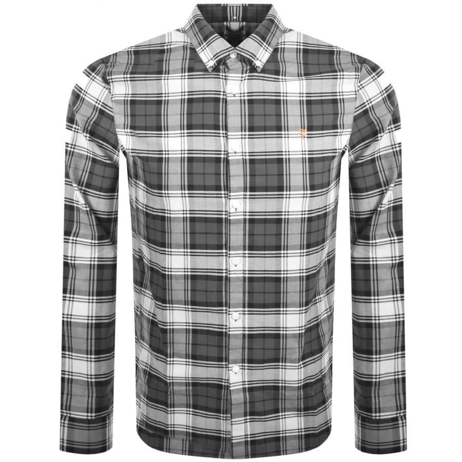 Alternative Image for ProductFarah Vintage Brewer Check Long Sleeve Shirt Grey1