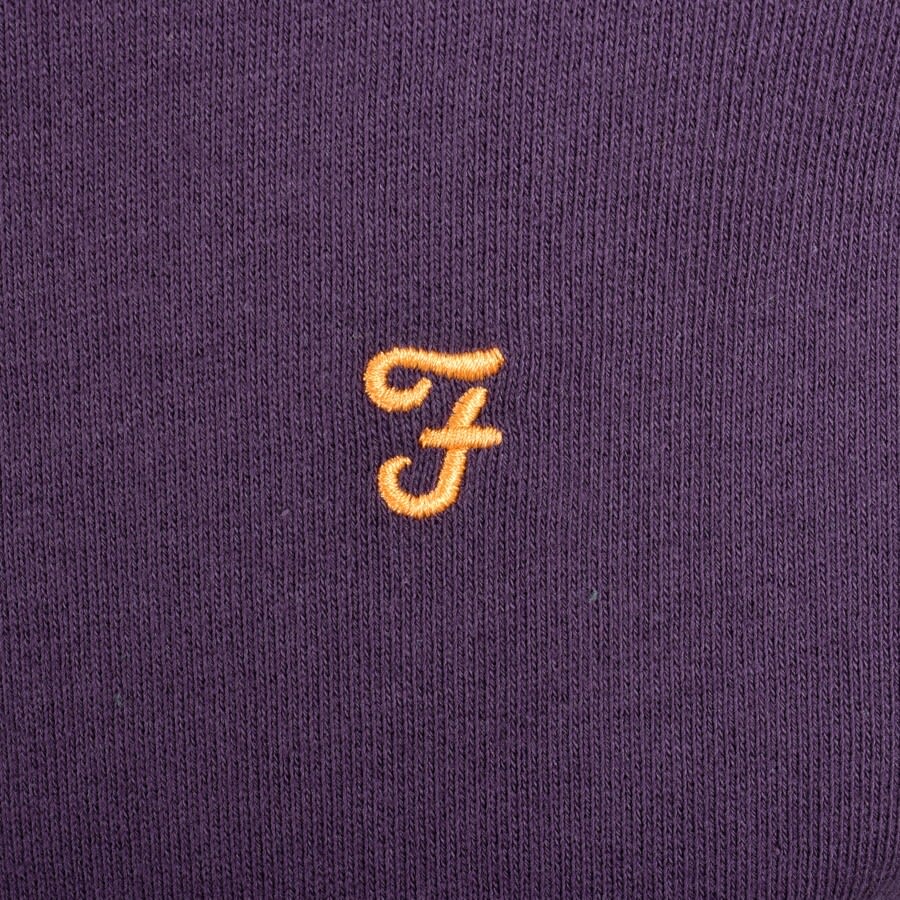 Alternative Image for ProductFarah Vintage Jim Half Zip Sweatshirt Purple3