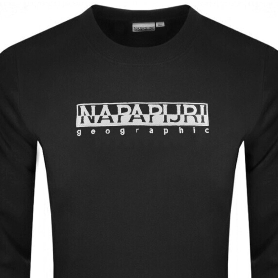 Alternative Image for ProductNapapijri Berber Crew Neck Sweatshirt Black2