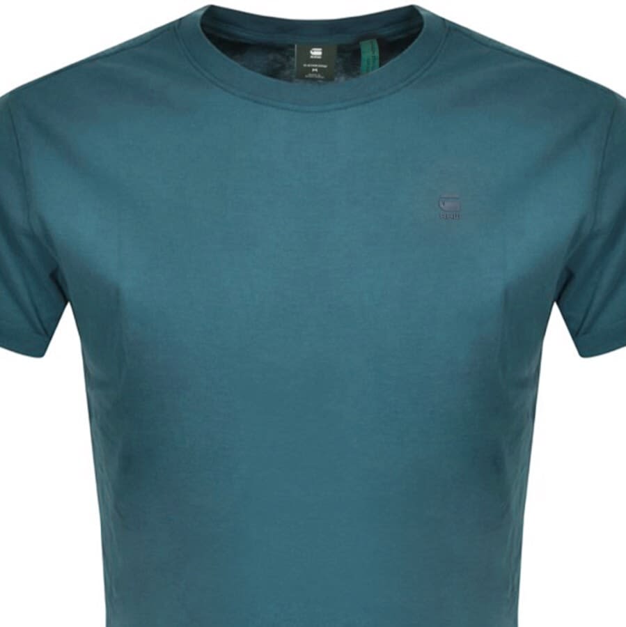 Alternative Image for ProductG Star Raw Lash Logo T Shirt Blue2