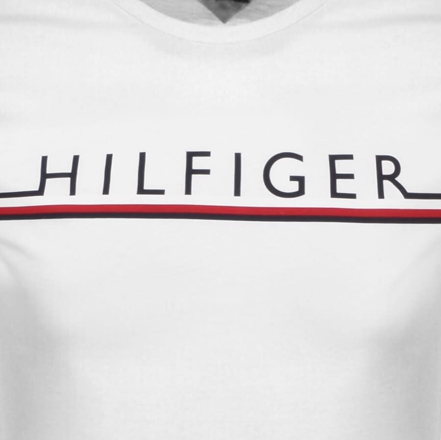 Alternative Image for ProductTommy Hilfiger Corp Stripe T Shirt White3